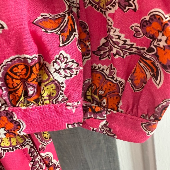 J Crew Tie-waist Cotton Poplin Ratti Pink Blooms Print Maxi Dress Classic Preppy - Picture 10 of 14